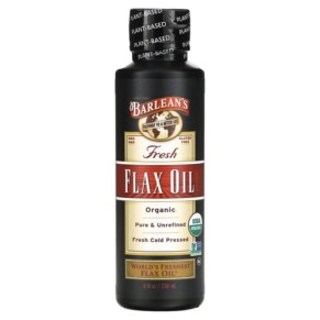 Barlean's Organic Fresh Flax Oil 8 fl oz (236 ml) 705875000017