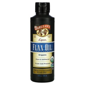 Barlean's Organic Lignan Flax Oil 12 fl oz (355 ml) 705875000055