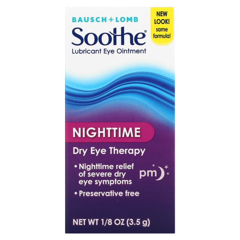 Bausch + Lomb Soothe Lubricant Eye Ointment Nighttime 1/8 oz (3.5 g) 1 Bausch + Lomb Soothe Lubricant Eye Ointment Nighttime 1/8 oz (3.5 g) 310119022399
