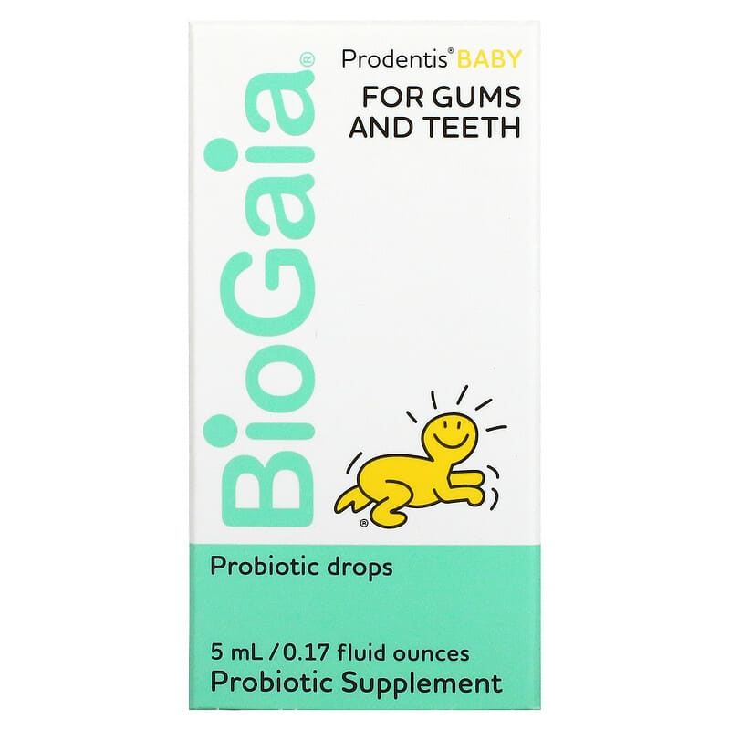 BioGaia Prodentis Baby Probiotic Drops For Gums and Teeth 0.17 fl oz (5 ml) 1 BioGaia Prodentis Baby Probiotic Drops For Gums and Teeth 0.17 fl oz (5 ml) 602359460438