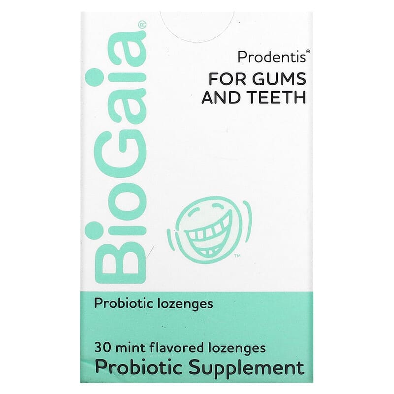 BioGaia Prodentis For Gums And Teeth Mint 30 Lozenges 1 BioGaia Prodentis For Gums And Teeth Mint 30 Lozenges 602359420241