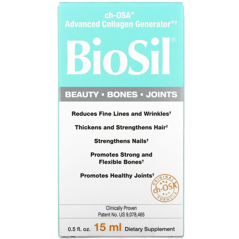 BioSil by Natural Factors ch-OSA Advanced Collagen Generator 0.5 oz (15 ml) 1 BioSil ch-OSA Advanced Collagen Generator 0.5 fl oz (15 ml) 5425010391859