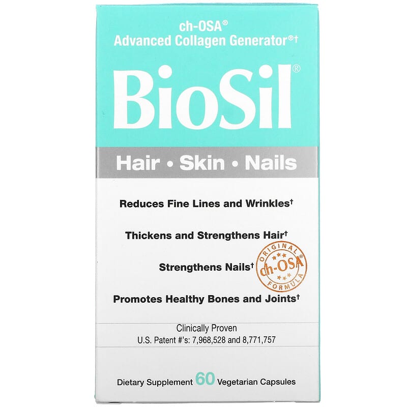 BioSil by Natural Factors ch-OSA Advanced Collagen Generator 60 viên 1 BioSil ch-OSA Advanced Collagen Generator 60 Vegetarian Capsules 5425010391835