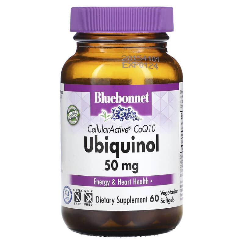 Bluebonnet Nutrition CellularActive CoQ10 Ubiquinol 50 mg 60 Vegetarian Softgels 1 Bluebonnet Nutrition CellularActive CoQ10 Ubiquinol 50 mg 60 Vegetarian Softgels 743715007918