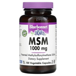 Bluebonnet Nutrition MSM 1.000 mg 120 Vegetable Capsules 743715009608