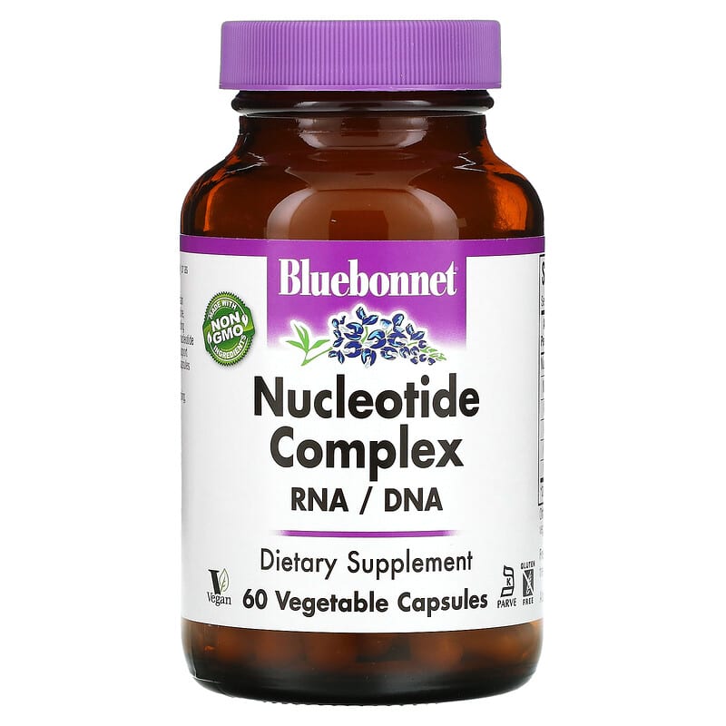 Bluebonnet Nutrition Nucleotide Complex RNA / DNA 60 Vegetable Capsules 1 Bluebonnet Nutrition Nucleotide Complex RNA / DNA 60 Vegetable Capsules 743715012646