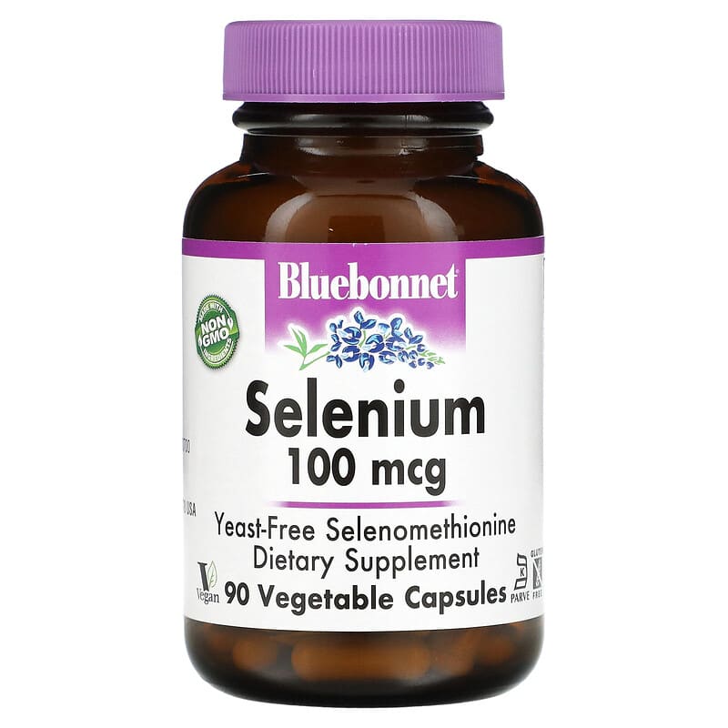 Bluebonnet Nutrition Selenium 100 mcg 90 Vcaps 1 Bluebonnet Nutrition Selenium 100 mcg 90 Vegetable Capsules 743715007390