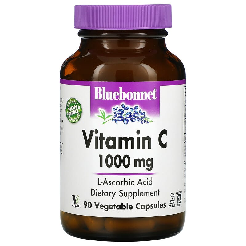 Bluebonnet Nutrition Vitamin C 1,000 mg 90 Vegetable viên 1 Bluebonnet Nutrition Vitamin C 1.000 mg 90 Vegetable Capsules 743715005167