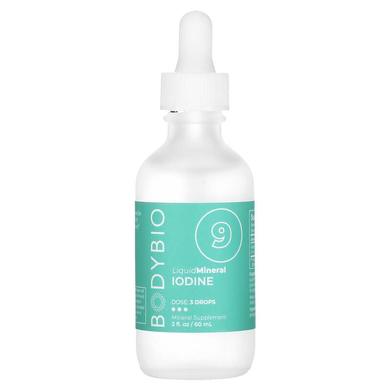 BodyBio 9 Liquid Mineral Iodine 2 fl oz (60 ml) 1 BodyBio 9 Liquid Mineral Iodine 2 fl oz (60 ml) 743474220191