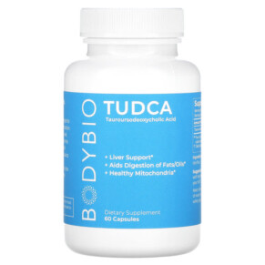 BodyBio Tudca Tauroursodeoxycholic Acid 60 Capsules 743474325742