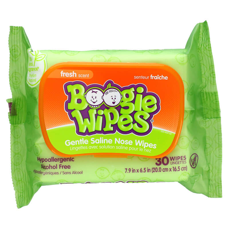 Boogie Wipes Gentle Saline Nose Wipes Fresh Scent 30 Wipes 1 Boogie Wipes Gentle Saline Nose Wipes Fresh Scent 30 Wipes 897752002013