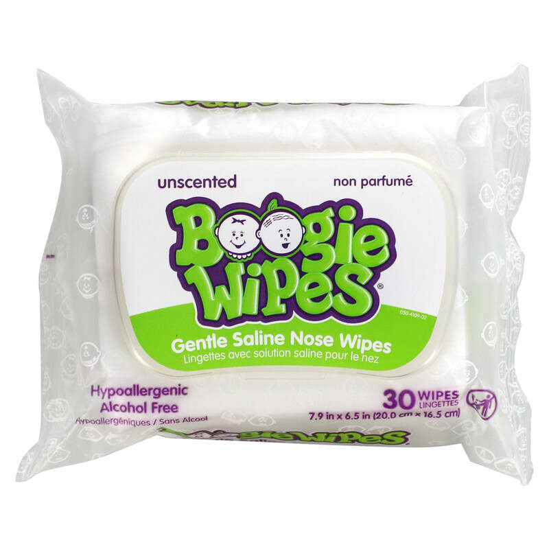 Boogie Wipes Gentle Saline Nose Wipes Unscented 30 Wipes 1 Boogie Wipes Gentle Saline Nose Wipes Unscented 30 Wipes 897752002211