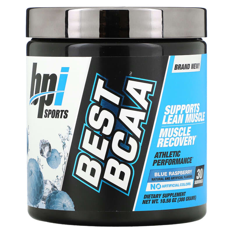 BPI Sports Best BCAA Blue Raspberry 10.58 oz (300 g) 1 BPI Sports Best BCAA Blue Raspberry 10.58 oz (300 g) 851780006320