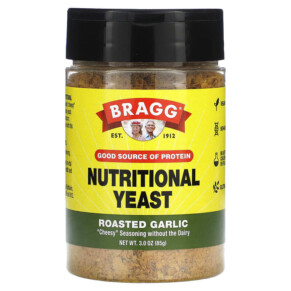 Bragg Nutritional Yeast Roasted Garlic 3 oz (85 g) 074305066047
