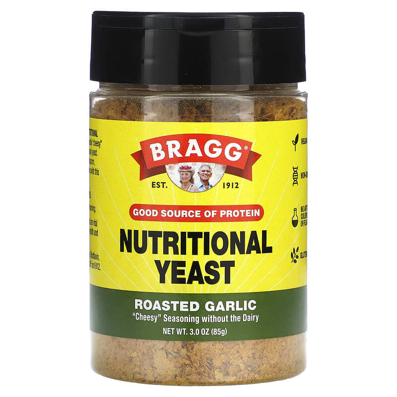 Bragg Nutritional Yeast Roasted Garlic 3 oz (85 g) 1 Bragg Nutritional Yeast Roasted Garlic 3 oz (85 g) 074305066047