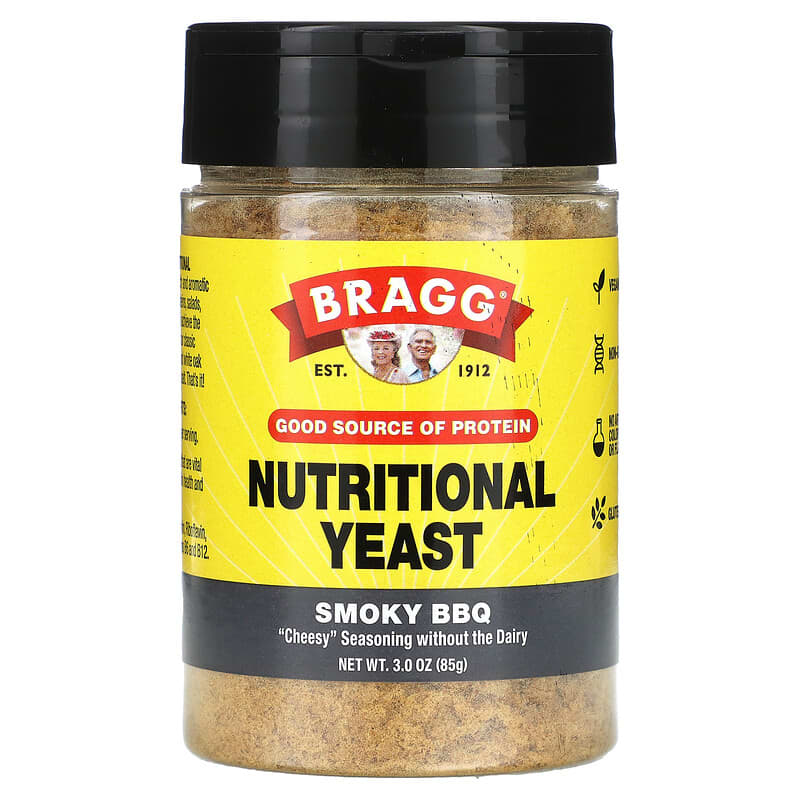 Bragg Nutritional Yeast Smoky BBQ 3 oz (85 g) 1 Bragg Nutritional Yeast Smoky BBQ 3 oz (85 g) 074305066023