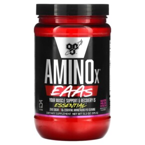 BSN AminoX EAAs Muscle Support & Recovery Watermelon Smash 13.2 oz (375 g) 834266010851