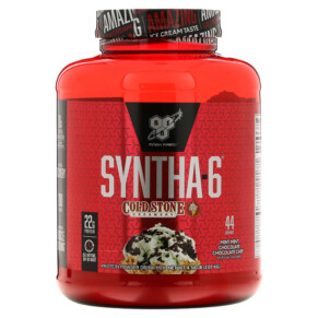 BSN Syntha-6 Cold Stone Creamery Mint Mint Chocolate Chocolate Chip 4.56 lb (2.07 kg) 834266008827