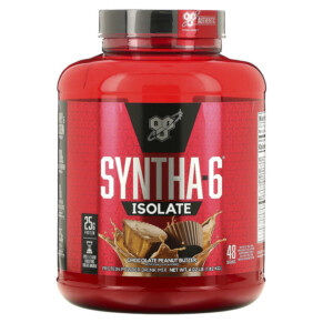 BSN Syntha-6 Isolate Protein Powder Drink Mix Chocolate Peanut Butter 4.02 lb (1.82 kg) 834266002719