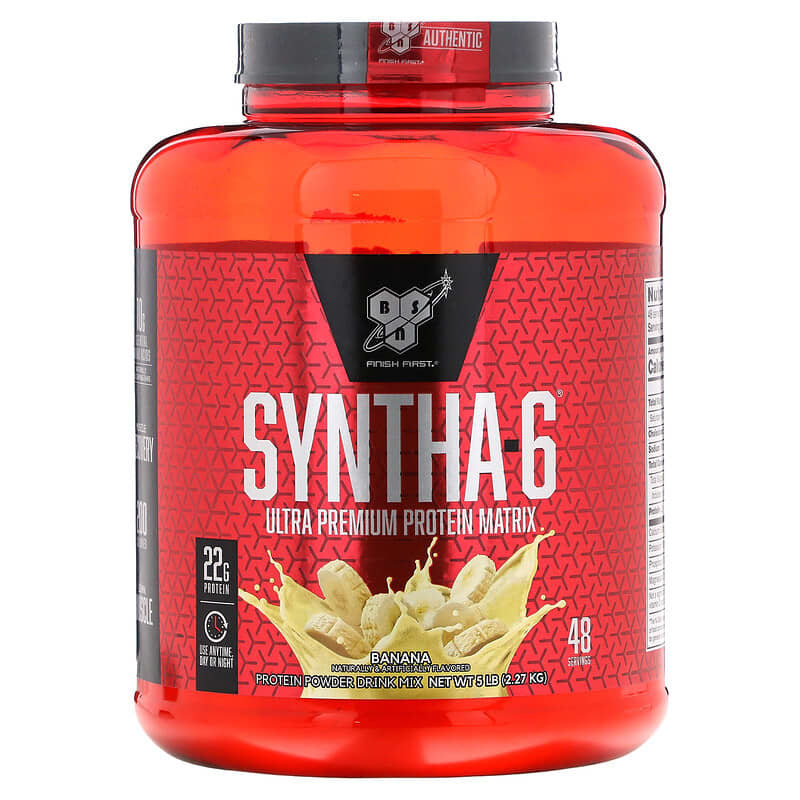 BSN Syntha-6 Ultra Premium Protein Matrix Banana 5 lb (2.27 kg) 1 BSN Syntha-6 Ultra Premium Protein Matrix Banana 5 lb (2.27 kg) 834266007356