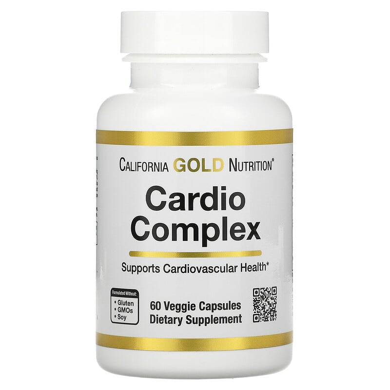 California Gold Nutrition Cardio Complex 60 Veggie Capsules 1 California Gold Nutrition Cardio Complex 60 Veggie Capsules 898220020706