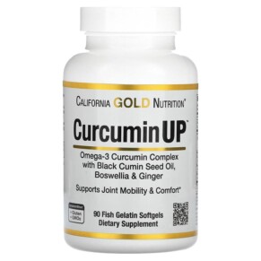 California Gold Nutrition Curcumin UP 90 Gelatin Softgels 898220015900