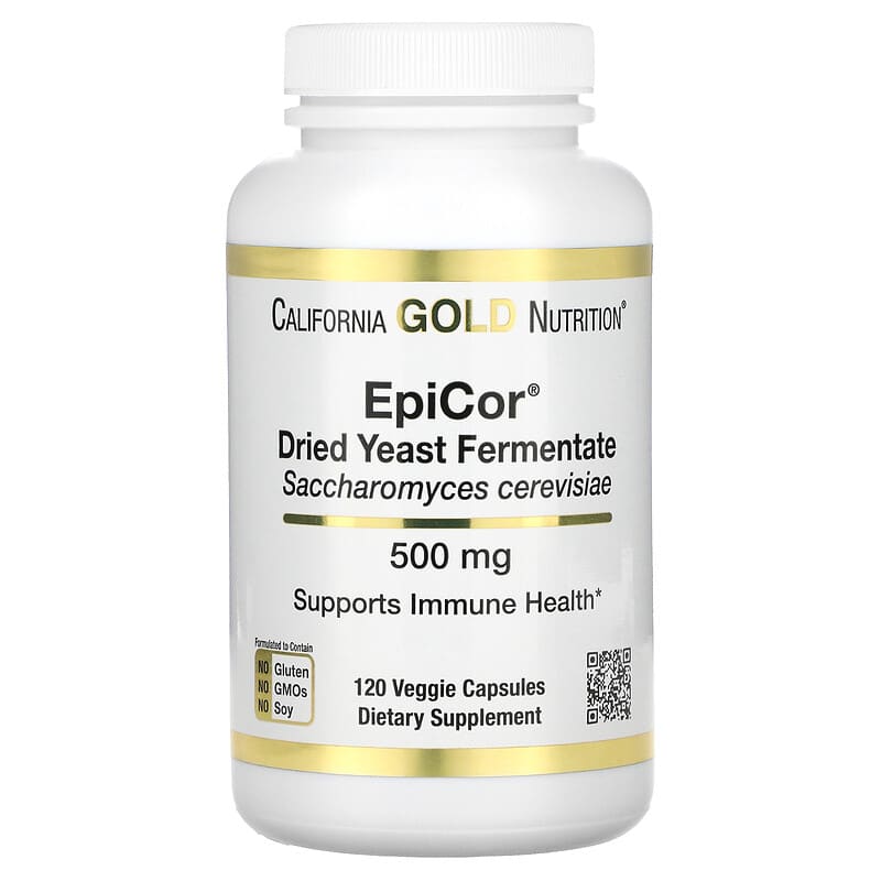 California Gold Nutrition EpiCor Dried Yeast Fermentate 500 mg 120 Veggie Capsules 1 California Gold Nutrition EpiCor Dried Yeast Fermentate 500 mg 120 Veggie Capsules 898220015665