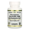 California Gold Nutrition Glucosamine Chondroitin MSM plus Hyaluronic Acid 60 Veggie Capsules 898220014705