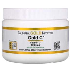 California Gold Nutrition Gold C Powder Vitamin C 1.000 mg 8.81 oz (250 g) 898220009350