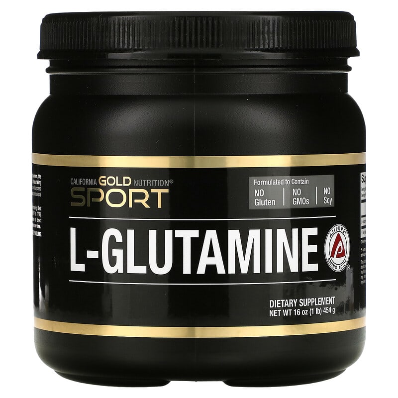 California Gold Nutrition L-Glutamine Powder AjiPure Gluten Free 16 oz (454 g) 1 California Gold Nutrition L-Glutamine Powder AjiPure Gluten Free 16 oz (454 g) 898220010608
