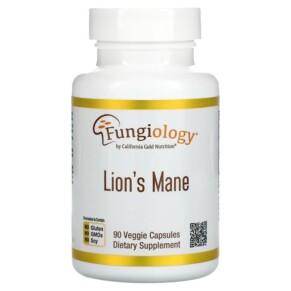 California Gold Nutrition Lion's Mane 90 Veggie Capsules 898220012558