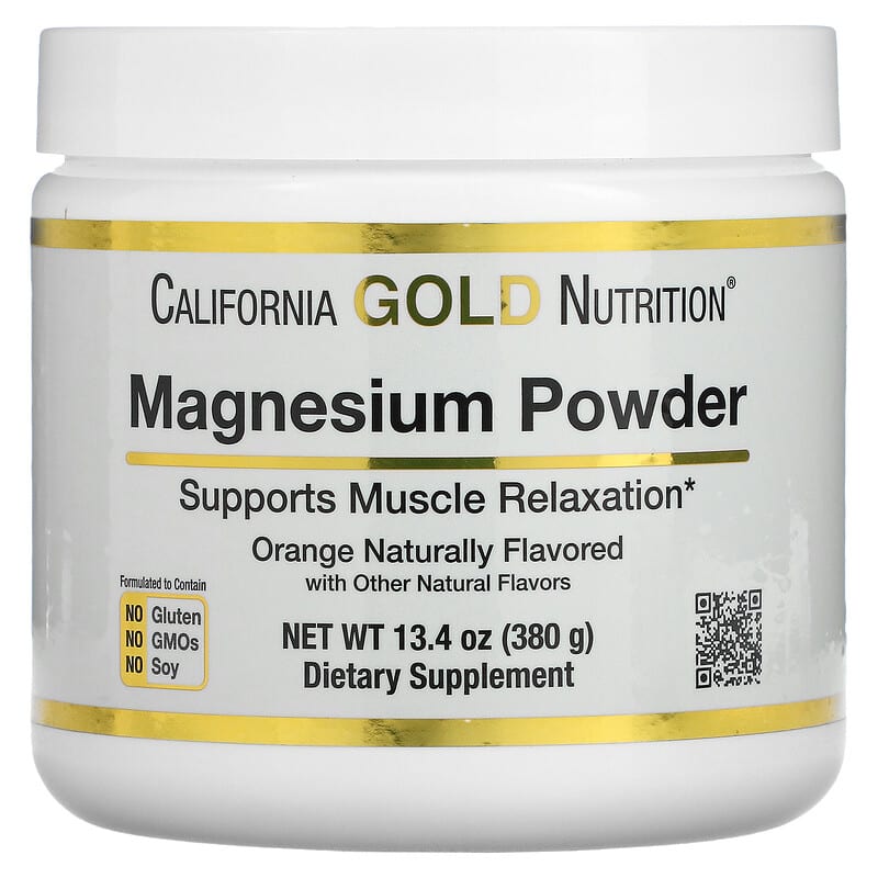California Gold Nutrition Magnesium Powder Beverage Orange Crush 13.4 oz (380 g) 1 California Gold Nutrition Magnesium Powder Beverage Orange Crush 13.4 oz (380 g) 898220015627
