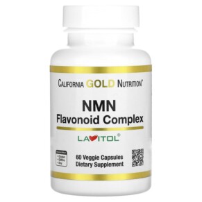 California Gold Nutrition NMN Flavonoid Complex 60 Veggie Capsules 898220019229