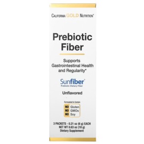 California Gold Nutrition Prebiotic Fiber 3 Packets 0.21 oz (6 g) Each 898220020348