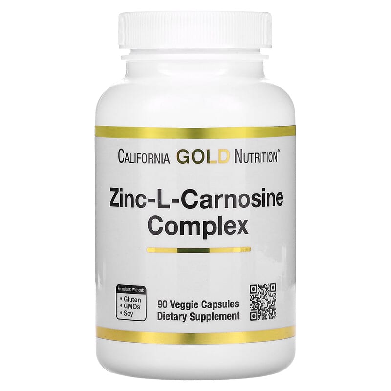 California Gold Nutrition Zinc-L-Carnosine Complex 90 Veggie Caps 1 California Gold Nutrition Zinc-L-Carnosine Complex 90 Veggie Caps 898220020003