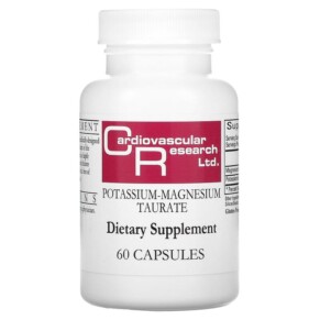 Cardiovascular Research Ltd. Potassium-Magnesium Taurate 60 Capsules 696859130823