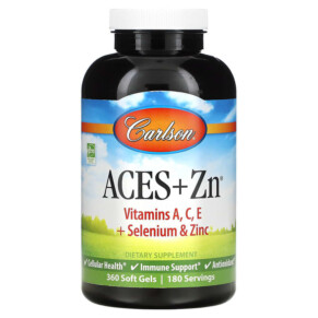 Carlson Aces + Zn 360 Soft Gels 088395044243