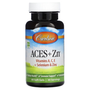 Carlson Aces + Zn 60 Softgels 088395044205