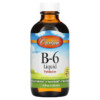 Carlson Labs B-6 Liquid 4 oz (120 ml) 2 Carlson B-6 Liquid Natural Berry Lemonade 4 fl oz (120 ml) 088395023811