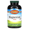 Carlson Labs Liquid Magnesium 400 mg 250 Soft Gels 3 Carlson Magnesium Gels 400 mg 250 Soft Gels 088395052026