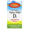 Carlson Labs Super Daily D3 50 mcg (2,000 IU) 0.35 oz (10.3 ml) 3 Carlson Super Daily D3 50 mcg (2.000 IU) 0.35 fl oz (10.3 ml) 088395012808