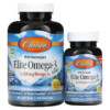 Carlson Labs Wild Caught Elite Omega-3 Gems Natural Lemon Flavor 800 mg 90 + 30 Free Soft Gels 3 Carlson Wild Norwegian Elite Omega-3 Gems Natural Lemon 800 mg 120 Soft Gels 088395017148