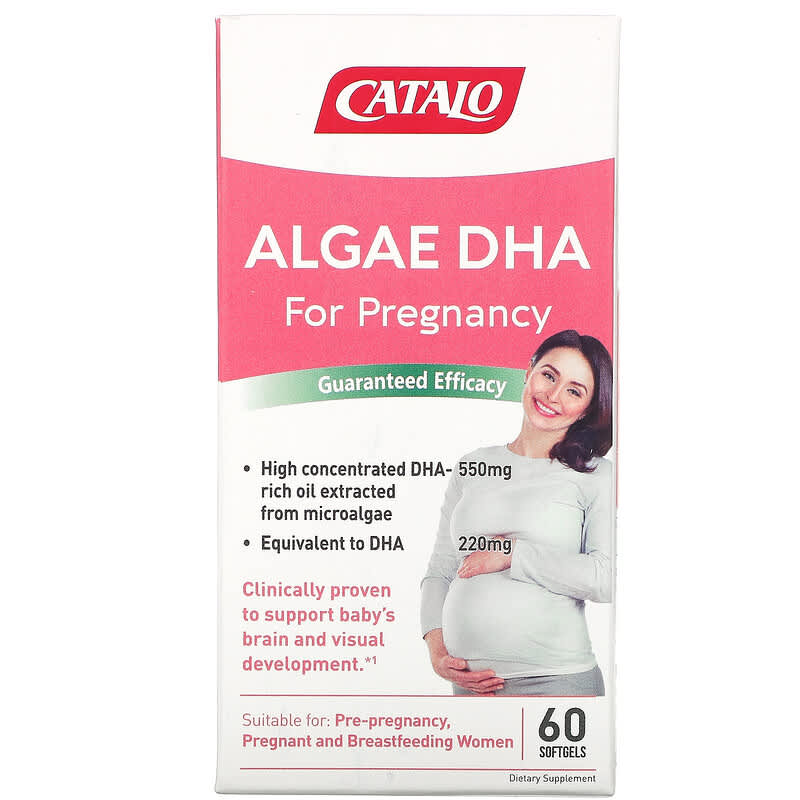 Catalo Naturals Algae DHA for Pregnancy 60 Softgels 1 Catalo Naturals Algae DHA for Pregnancy 60 Softgels 810399027492