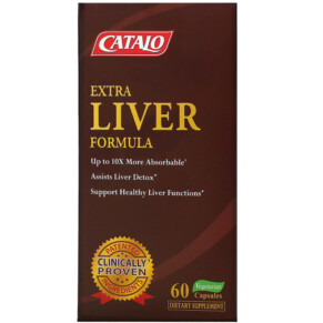 Catalo Naturals Extra Liver Formula 60 Vegetarian Capsules 810399026068