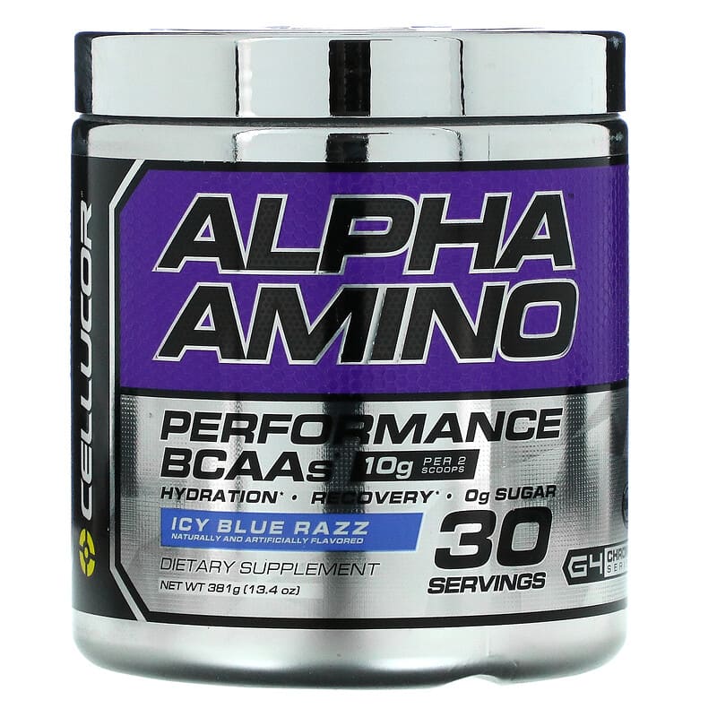 Cellucor Alpha Amino Performance BCAAs Icy Blue Razz 13.4 oz (381 g) 1 Cellucor Alpha Amino Performance BCAAs Icy Blue Razz 13.4 oz (381 g) 810390028313