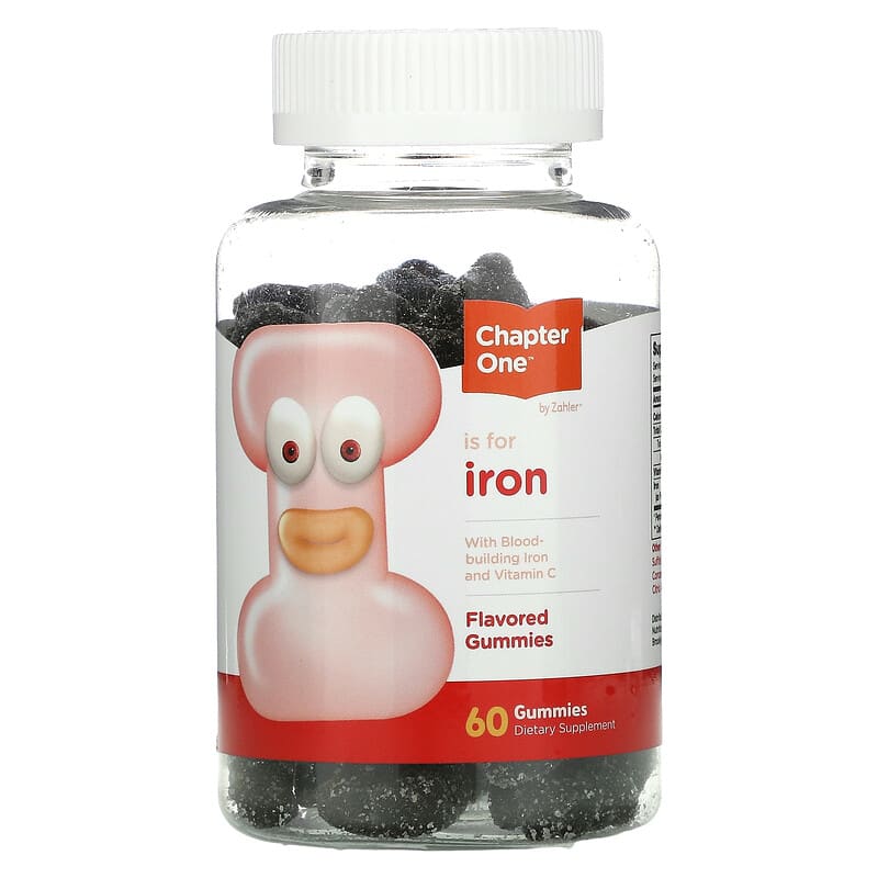 Chapter One I Is for Iron Flavored Gummies 60 Gummies 1 Chapter One I Is for Iron Flavored Gummies 60 Gummies 848998041120