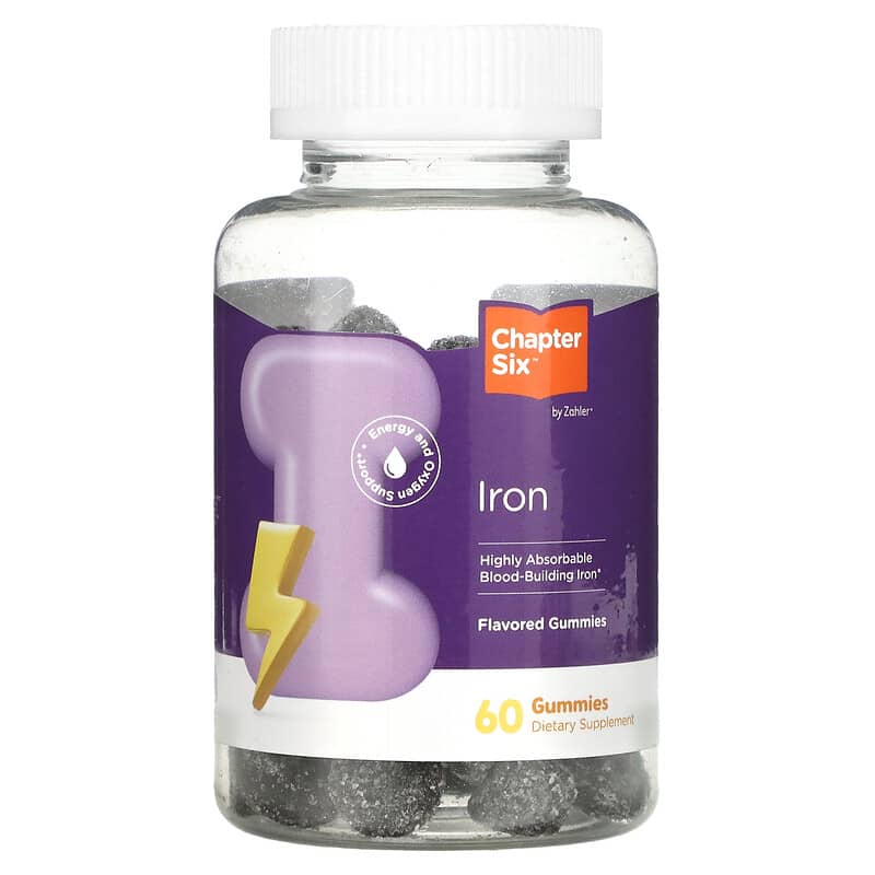 Chapter Six Iron Flavored 60 Gummies 1 Chapter Six Iron Flavored 60 Gummies 848998041328