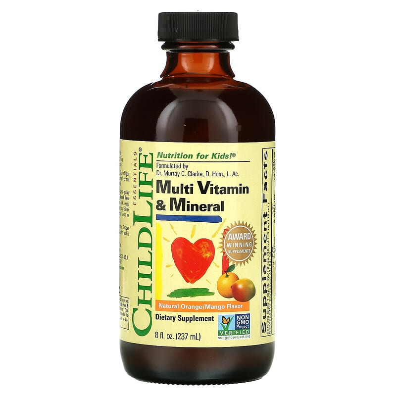 ChildLife Essentials Essentials Multi Vitamin & Mineral Natural Orange/Mango 8 fl oz (237 ml) 1 ChildLife Essentials Essentials Multi Vitamin & Mineral Natural Orange/Mango 8 fl oz (237 ml) 608274103009
