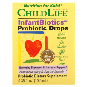 ChildLife Essentials InfantBiotics Probiotic Drops 2.6 Billion CFU 0.36 fl oz (10.5 ml) 608274166004