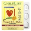 ChildLife Essentials Omega-3 DHA + Choline SoftMelts Natural Passion Fruit 27 Tablets 2 ChildLife Essentials Omega-3 DHA + Choline SoftMelts Natural Passion Fruit 27 Tablets 608274110502